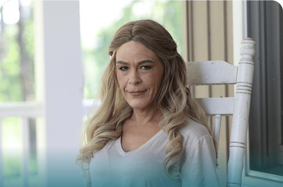 Jill, female patient with PBA in his 60s