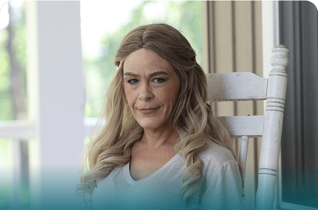 Jill, female patient with PBA in his 60s