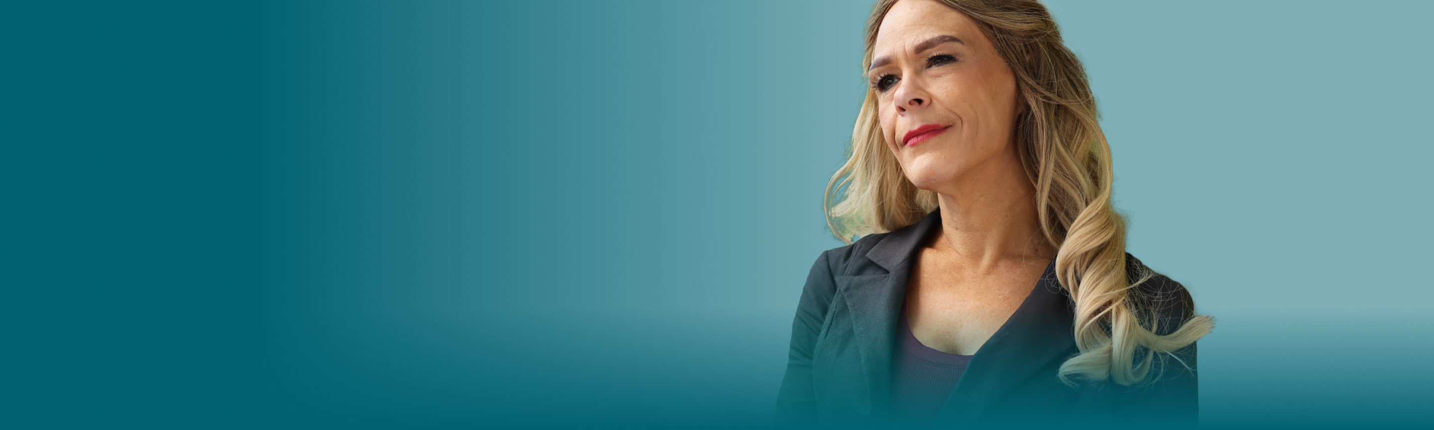 Jill, female patient with PBA in her 50s