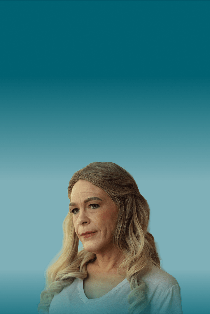 Jill, female patient with PBA in his 60s