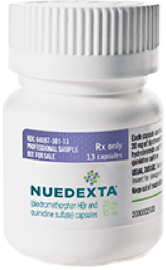 NUEDEXTA sample bottle for Pseudobulbar Affect or PBA patients