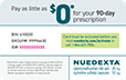 Example image of NUEDEXTA savings card